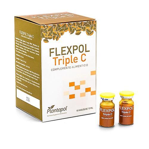 Planta Pol Flexpol triple C 15 ampoules of 10ml (Peach) on Productcaster.