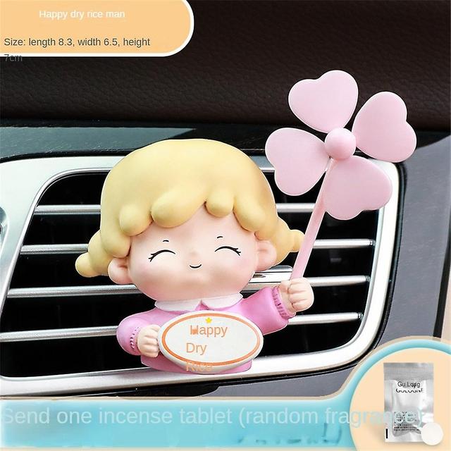 Cute Flower Aromatherapy Car Air Outlet Decoration Perfume Clip Dispenser Bottle Air Freshener Decor Auto Interior Accessories on Productcaster.