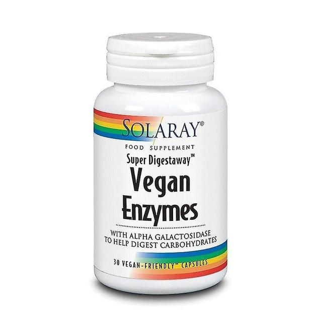 Solaray Vegan Enzymes Capsules 30 (1277) on Productcaster.