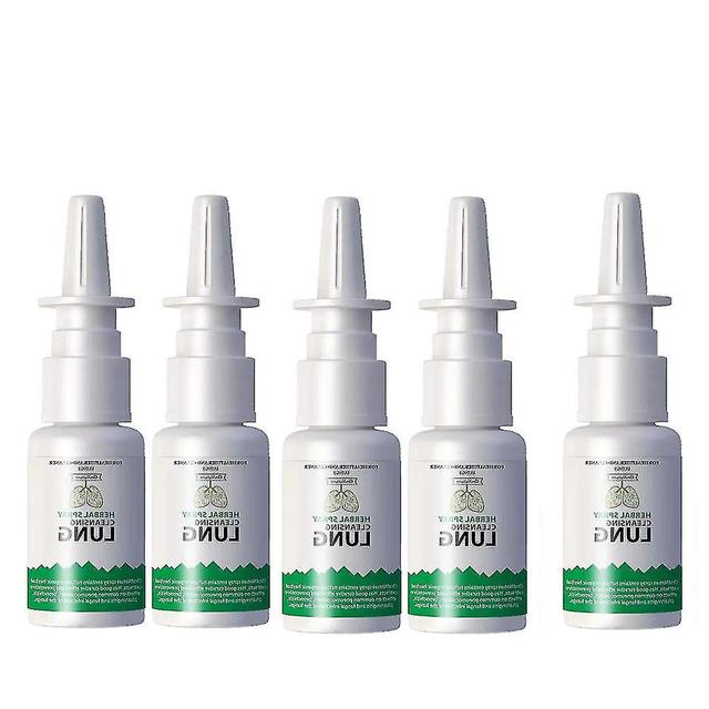 Herbal Detox Lung Cleansing Spray 20ml, Quickly Cleans And Detoxifies A Smoker's Lungs And Airways Of Viruses 5pcs on Productcaster.