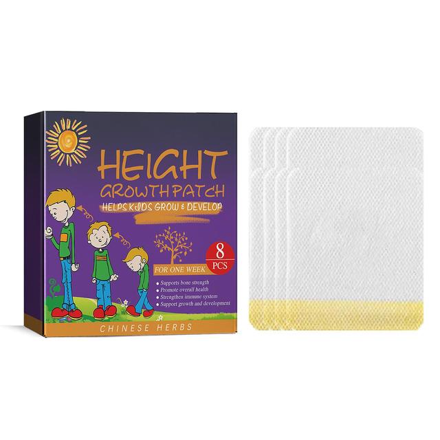 Peak Height Growth Aid Patches, Natural Hight Increases Belly Patches For Bone Strength, Peak Height Growth Aid Patch For Kids Teens 3 Pack - 24pcs on Productcaster.