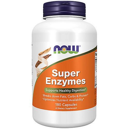 Now Foods Super Enzymes, 180 korkkia (6 kpl pakkaus) on Productcaster.