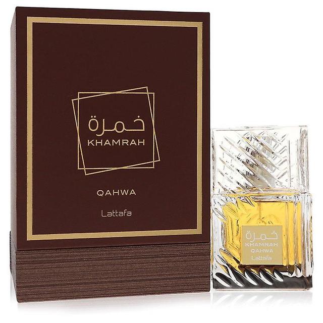 Khamrah Qahwa by Lattafa Eau De Parfum Spray (Unisex) 100ml on Productcaster.