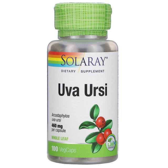 Solaray, Uva Ursi, 460 mg, 100 VegCaps on Productcaster.