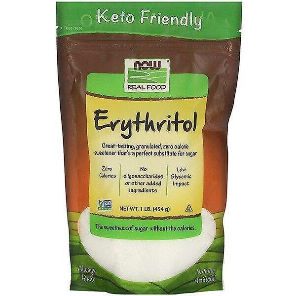 NOW Foods Nu fødevarer, ægte mad, erythritol, 1 lb (454 g) on Productcaster.