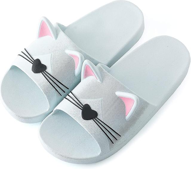 Blanc Pantoufles Maison pour Enfants et Adultes Garon Fille Tongs Chaussons d't Chaussures de Bain Femmes Hommes Sandales de Piscine Plage 40-41EU on Productcaster.