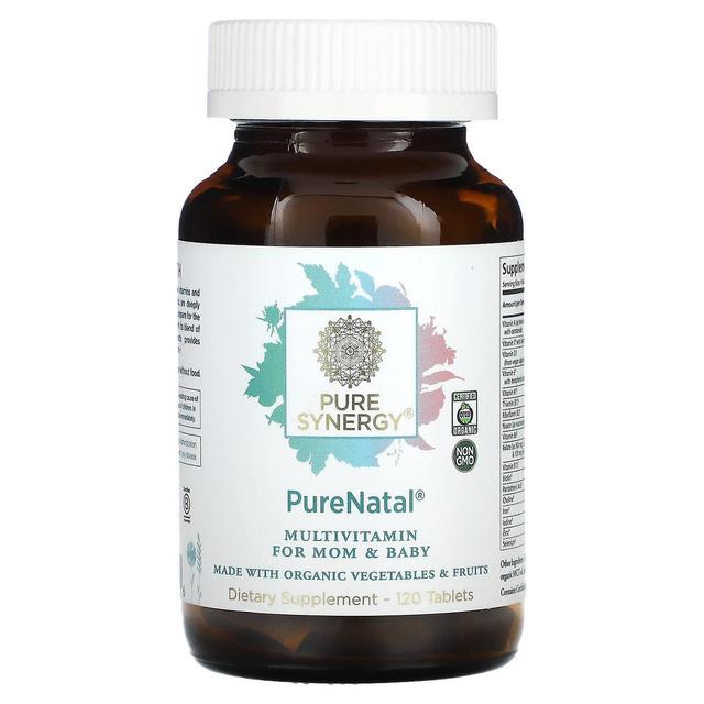 Pure Synergy, PureNatal, Multivitamin für Mama & Baby, 120 Tabletten on Productcaster.