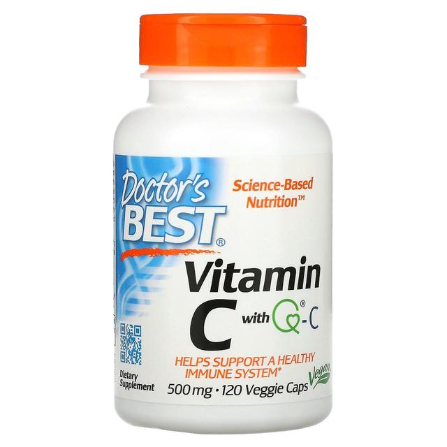 Doctor's Best, Vitamina C com Q-C, 500 mg, 120 Veggie Caps on Productcaster.