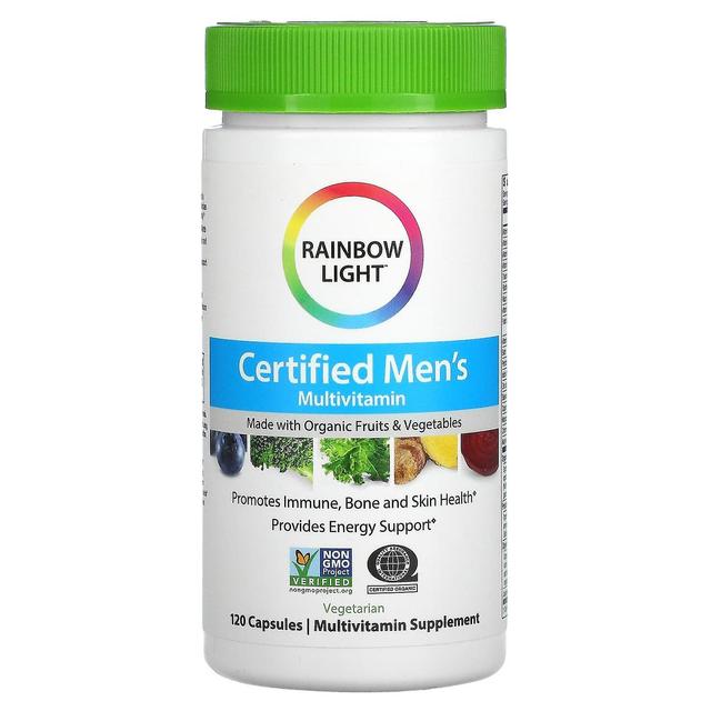 Rainbow Light, Multivitamínico Masculino Certificado, 120 Cápsulas on Productcaster.