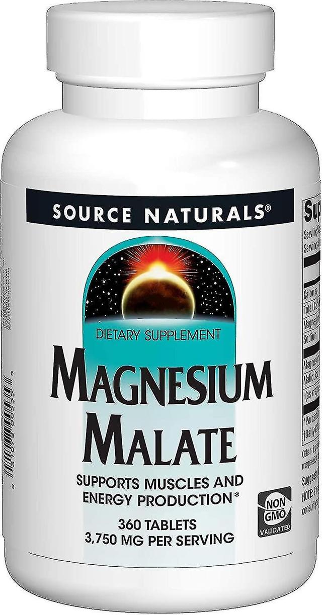 Fonte Naturals Magnesio Malato 1250mg 360 Compresse on Productcaster.