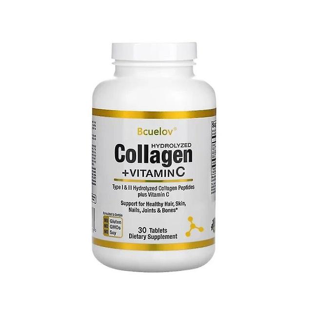 Venalisa Bcuelov Hydrolyzed Collagen Capsules + Vitamin C, Type 1-3 Collagen 30 count-1 bottle on Productcaster.