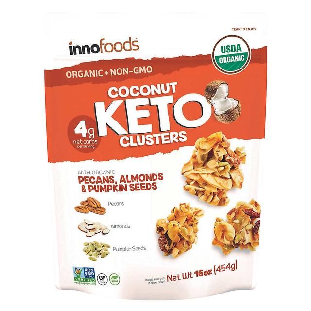 Innofoods organické kokosové keto klastre, 16 oz on Productcaster.