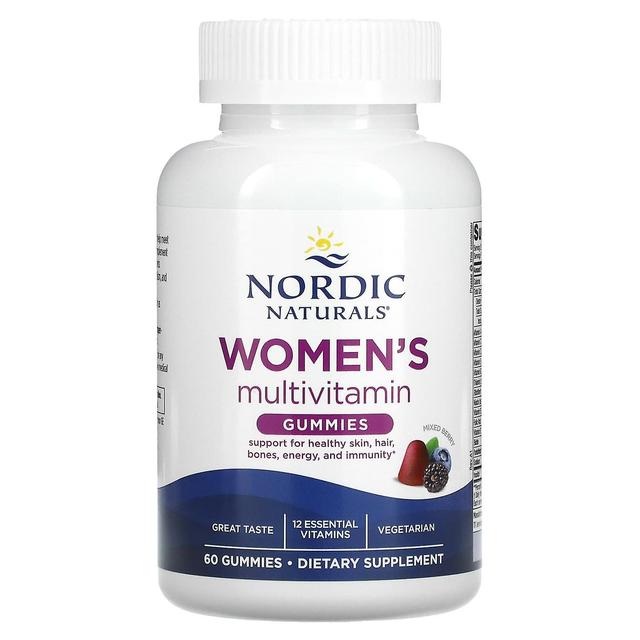 Nordic Naturals, Guanças Multivitamínicas Femininas, Bagas Mistas, 60 Gummies on Productcaster.