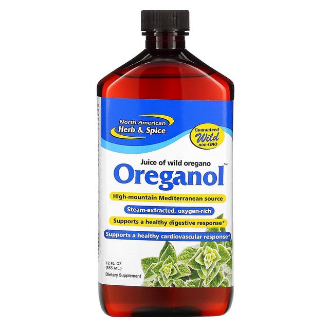 North American Herb & Spice Co Nordamerikansk ört & Spice Co., Oreganol, Vilda Medelhavet P73, 12 fl oz (355 ml) on Productcaster.