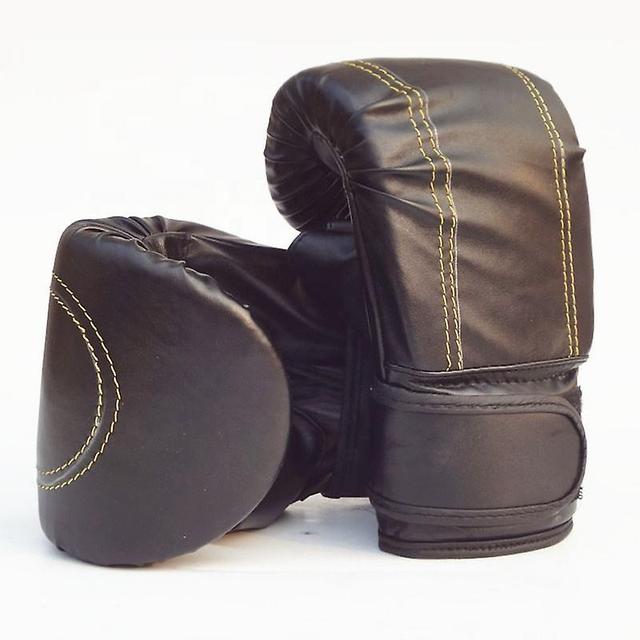 Bnjfv Black Boxing Gloves For Men & Women, Boxing Training Gloves, Kickboxing Gloves, Gloves, Heavy Bag Workout Gloves For Boxing, Kickboxing, Mua... on Productcaster.