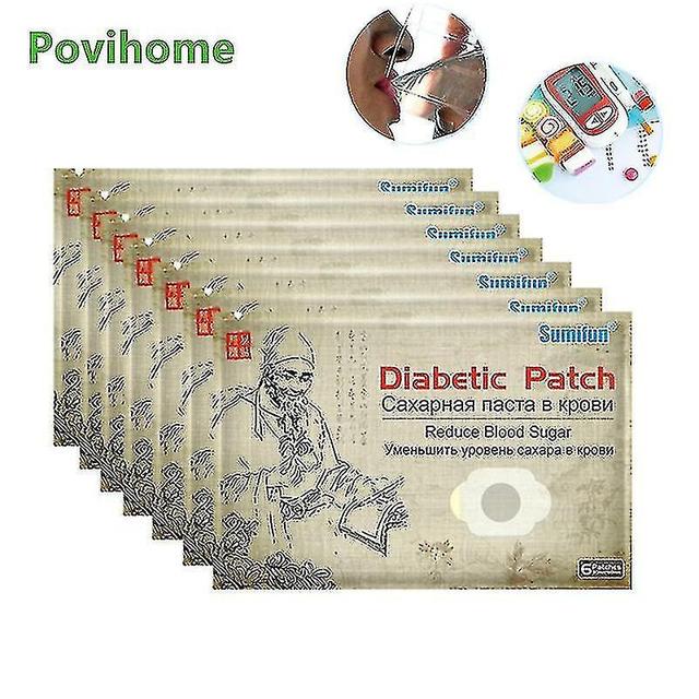 Lotion 6/30/42/48/90pcs Chinese Herbal Diabetes Patch Stabilizes Blood Sugar Reduc 6pcs on Productcaster.