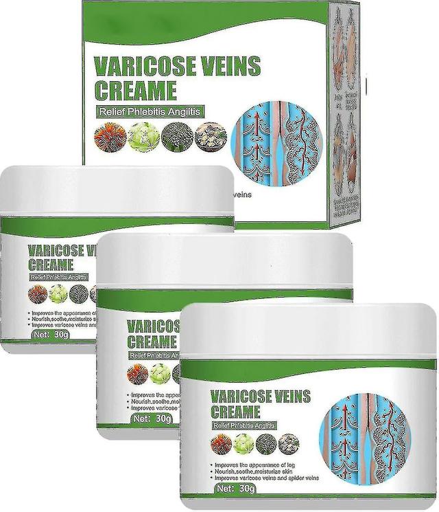 Crema per le vene varicose, elimina le vene varicose e le vene varicose 3PCS on Productcaster.