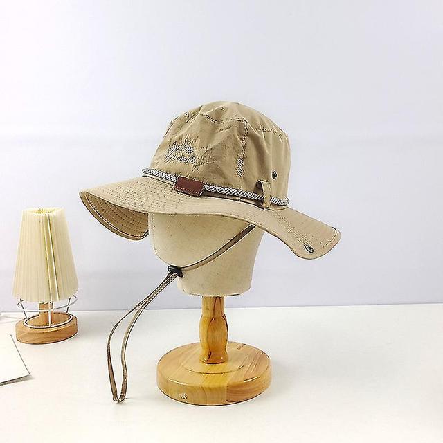 Chapeau de Soleil Large Bord Extrieur(bob d'alpinisme), Couche Double Style darme de Combat Classique Jungle Chapeau de Soleil pour Pche, Chasse, on Productcaster.