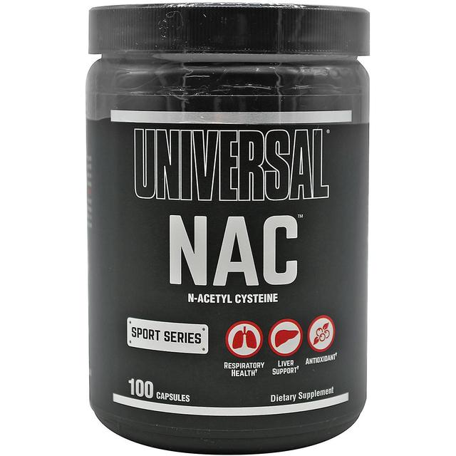 Universal Nutrition NAC (N-acetylcystein) Kosttilskud - 100 kapsler 100 Capsules on Productcaster.