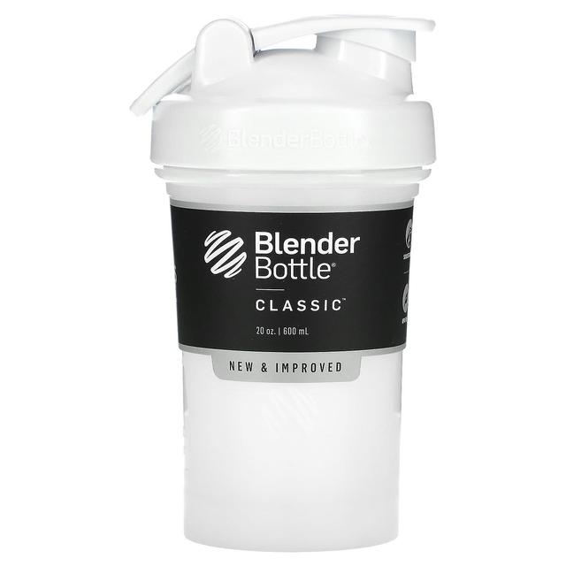 Blender Bottle, Classic with Loop, White, 20 oz (600 ml) on Productcaster.