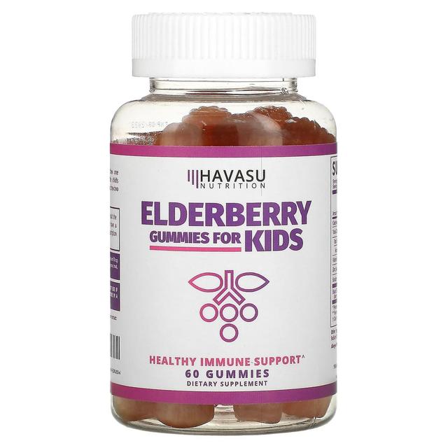 Havasu Nutrition, Elderberry Gummies for Kids, 60 Gummies on Productcaster.