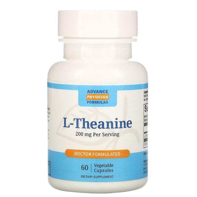 Advance Physician Formulas, In Advance Physician Formulas, Inc., L-Theanine, 200 mg, 60 Vegetable Capsules on Productcaster.