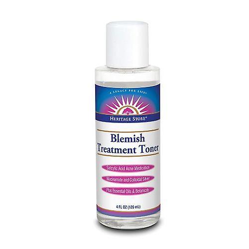 Heritage Store Blemish Treatment Toner: Salicylic Acid Acne Medication, 4 oz (Pack of 1) on Productcaster.