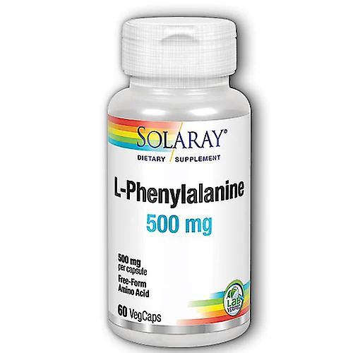 Solaray L-phenylalanin,500 mg,60 kapsler (pakning med 2) on Productcaster.