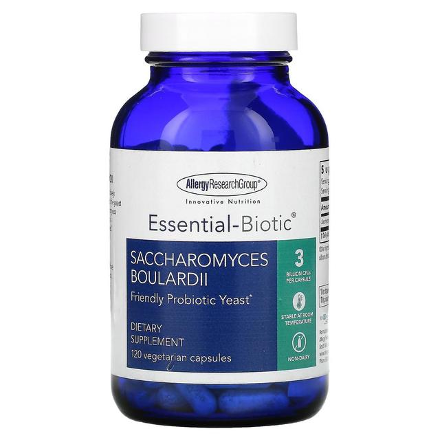 Allergy Research Group, Saccharomyces Boulardii, przyjazne drożdże probiotyczne, 120 wegetariańskich kapsułek on Productcaster.