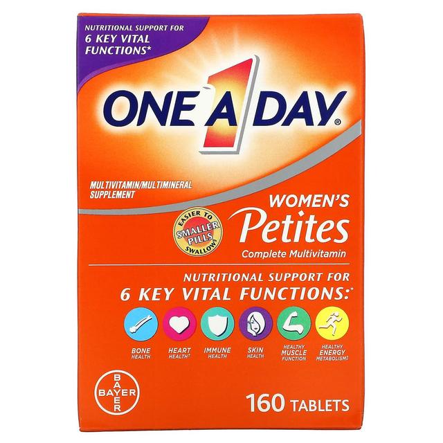 One A Day En om dagen, kvinnors petites komplett multivitamin, 160 tabletter on Productcaster.