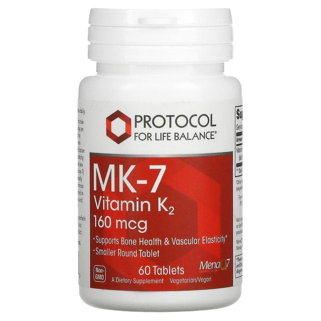 Protocol for Life Balance Protokol for Life Balance, MK-7 Vitamin K2, 160 mcg, 60 tabletter on Productcaster.