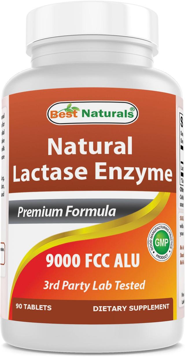 Best naturals natural lactase enzyme 9000 fcc alu 90 tablets on Productcaster.