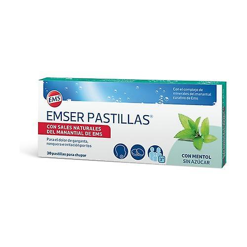 Emser Menthol throat lozenges 30 tablets on Productcaster.