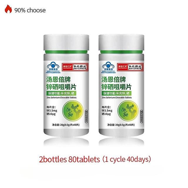 Tib Zinc Selenium Chewable Tablets Zn Se Supplements 500mg/tablet Health Food 2bottles hot sale on Productcaster.