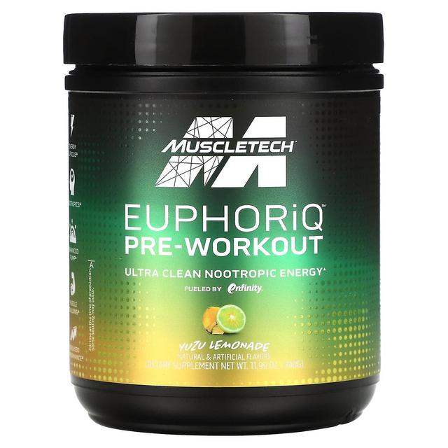 MuscleTech, EuphoriQ Pre-Workout, Yuzu Lemonade, 11.99 oz (340 g) on Productcaster.