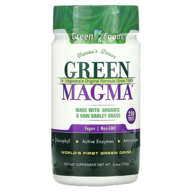 Green Foods Corporation, Green Magma, 250 Tablets, 4.4 oz (125 g) on Productcaster.