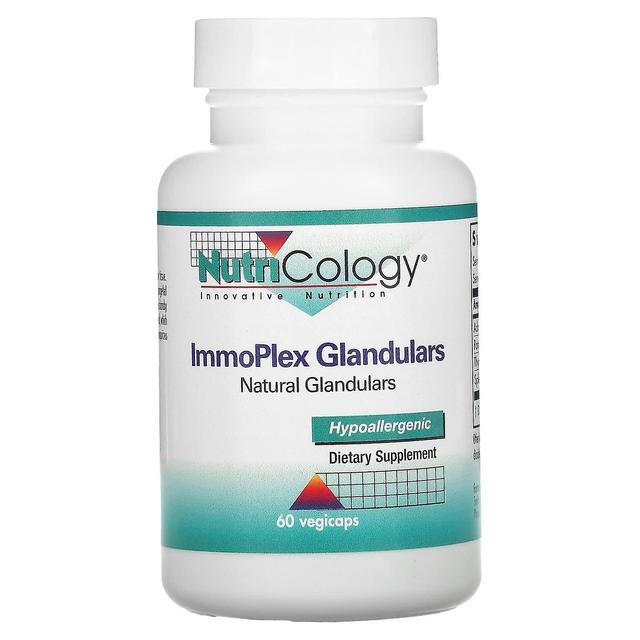 Nutricology, ImmoPlex Glandulars, 60 Vegicaps on Productcaster.