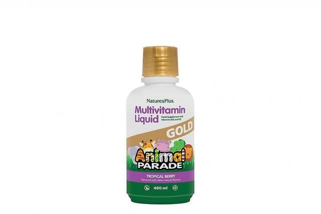 Nature's plus animal parade multivitamín tekuté zlato tropické bobule on Productcaster.