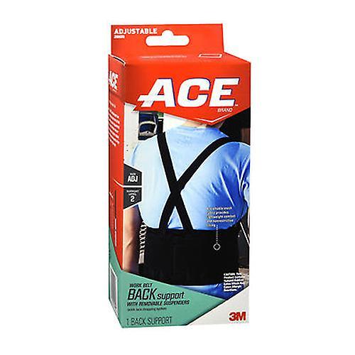 Ace Work Belt Back Support With Removable Suspenders Adjustable, 1 Each (Pack of 1) on Productcaster.