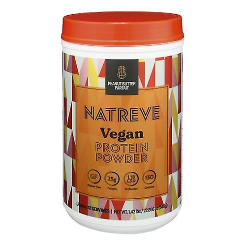 Natreve 100% Vegan Protein Powder, Peanut Butter Parfait, 30 Oz (Pack of 1) on Productcaster.