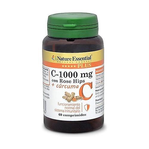 Nature Essential Vit. C+Rose Hips+Turmeric 60 tablets on Productcaster.