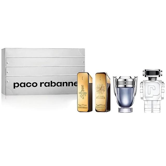 Giftset Paco Rabanne 1 Million Edt 5ml + 1 Million Parfum 5ml + Invictus Edt 5ml + Phantom Edt 5ml on Productcaster.