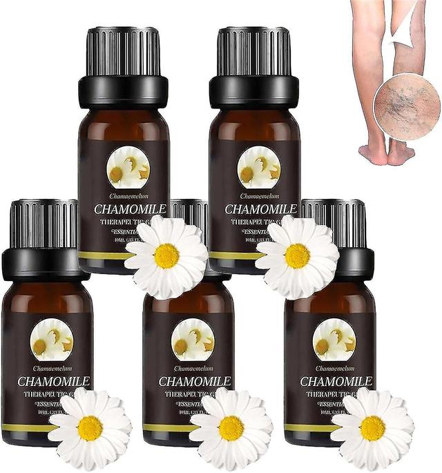 Marronie Oil For Varicose Veins - Improve Blood Circulation, Chamomile Essential Oil 3 Pcs on Productcaster.