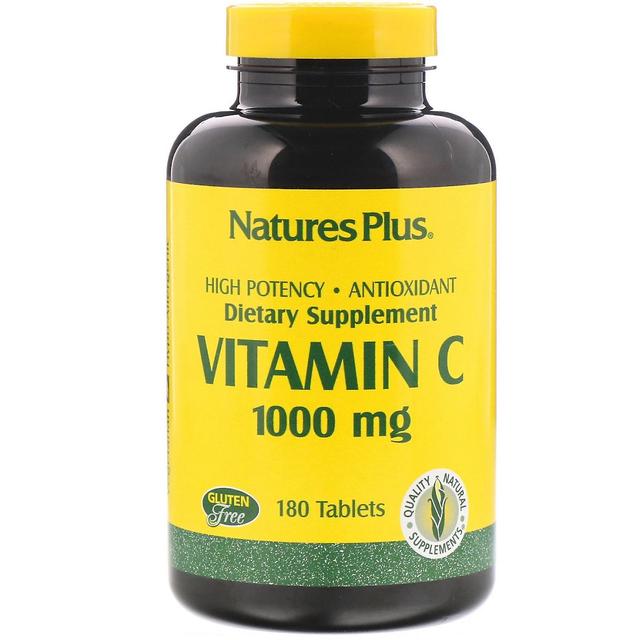 Nature's Plus, Vitamina C, 1000 mg, 180 Compresse on Productcaster.