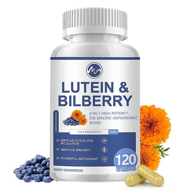 Eyes Vitamins Lutein Capsules Zeaxanthin & Bilberry Extract Supports Eye Strain Dry Eyes and Vision Health Lutein MixtureTIB TIB . 120 pcs on Productcaster.