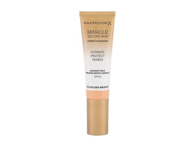 Max Factor - Miracle Second Skin 06 Golden Medium SPF20 - For Women, 30 ml on Productcaster.