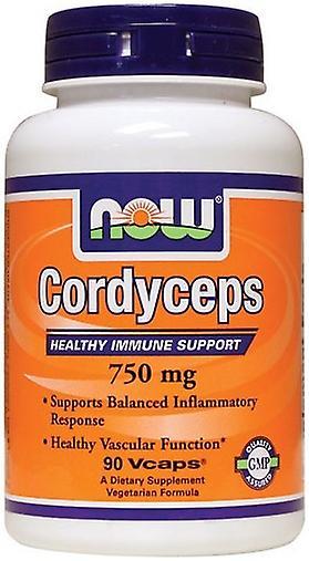 NOW Foods Nå matvarer Cordyceps 750 mg 90 Kapsler 733739029836 on Productcaster.