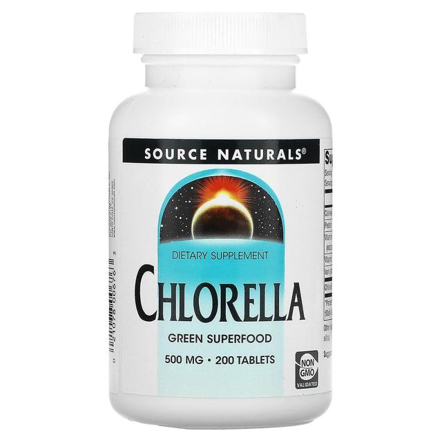 Source Naturals Quelle Naturals, Chlorella, 500 mg, 200 Tabletten on Productcaster.