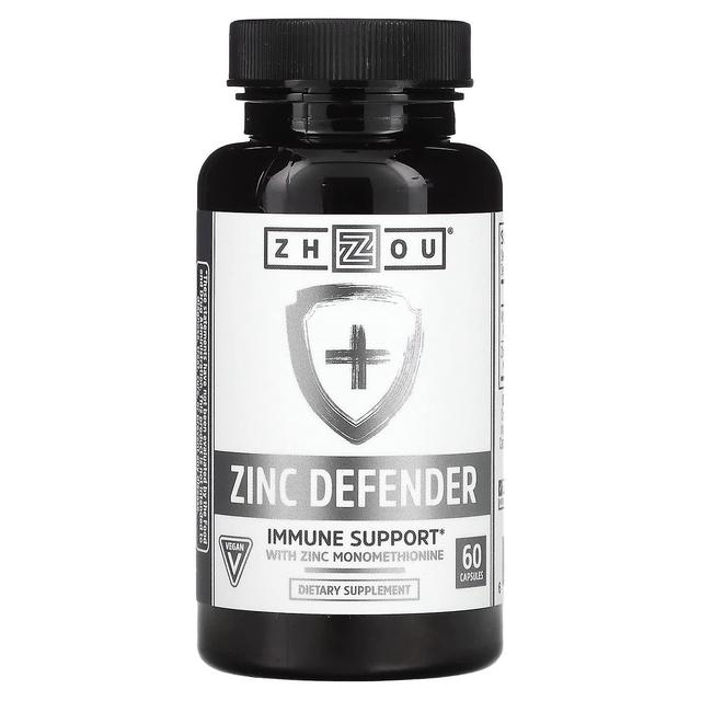 Zhou Nutrition Zhou Ernæring, Zink Defender, 60 kapsler on Productcaster.