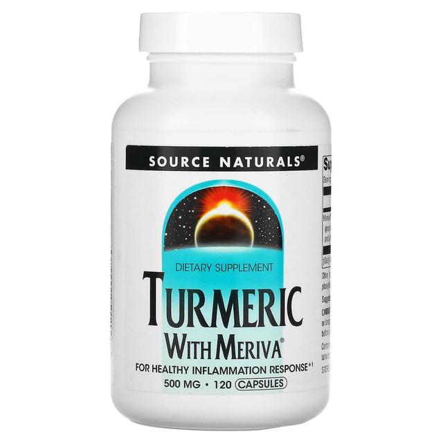 Source Naturals Fonte Naturals, Cúrcuma com Meriva, 500 mg, 120 Cápsulas on Productcaster.